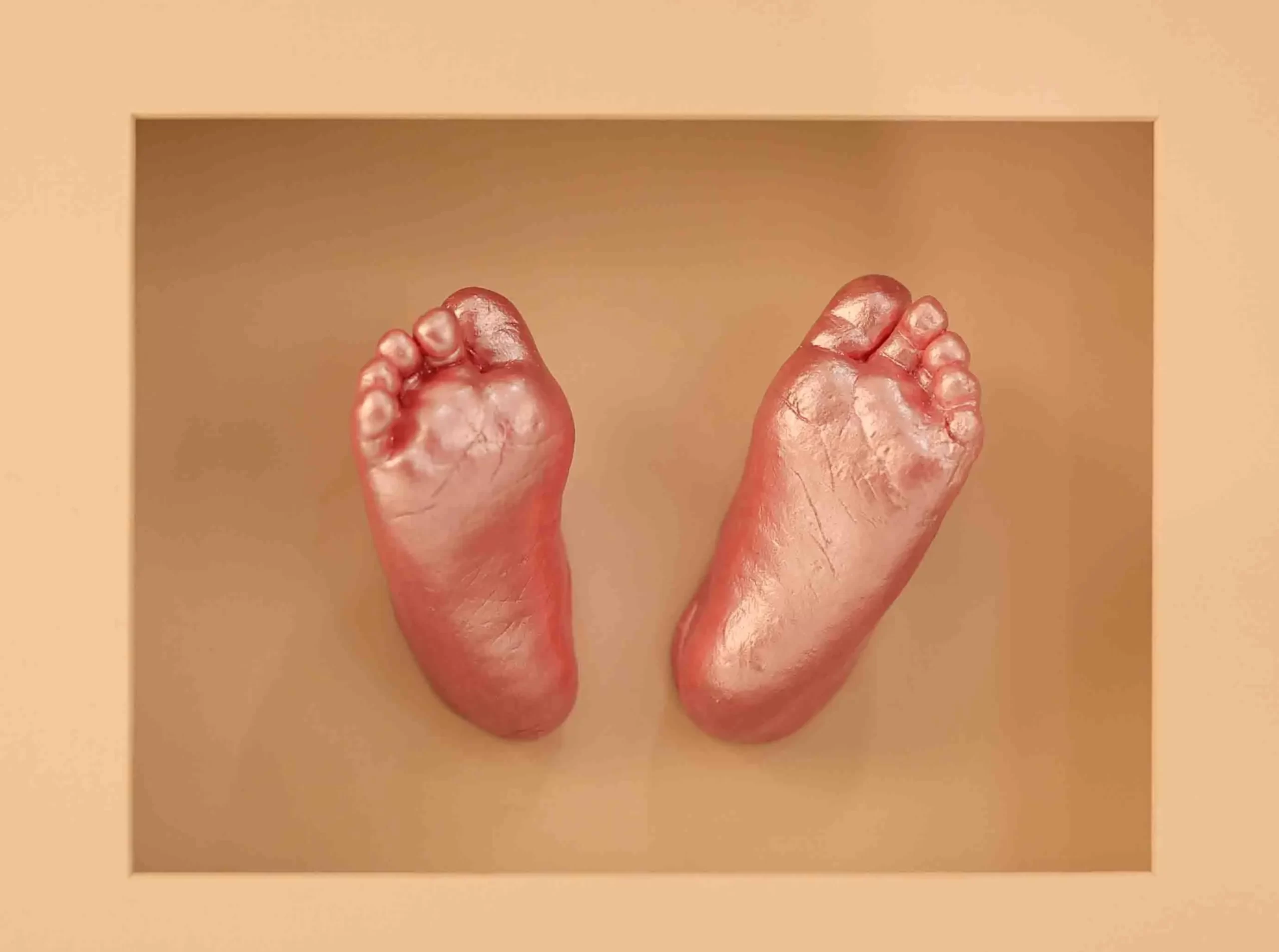 Baby Feet Casting in Delhi. Baby Feet Casting in a Frame